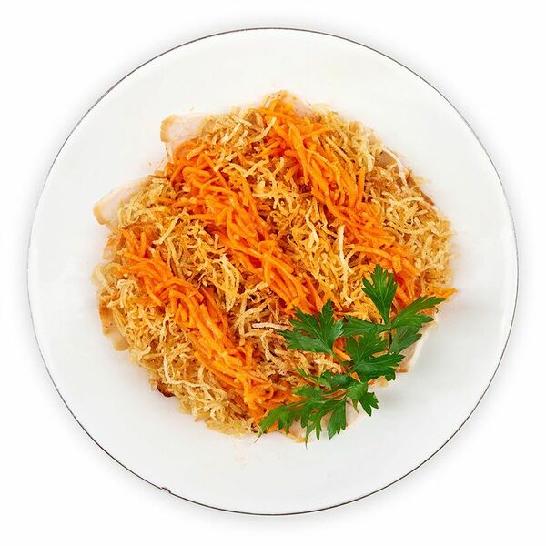 Салат по-корейски из курицы-гриль вес