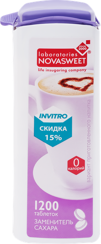 

Заменитель сахара Novasweet таблетки 1200 шт.