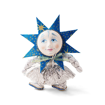 

Игрушка для елки Звезда Кукольная мастерская на Ланском, Россия