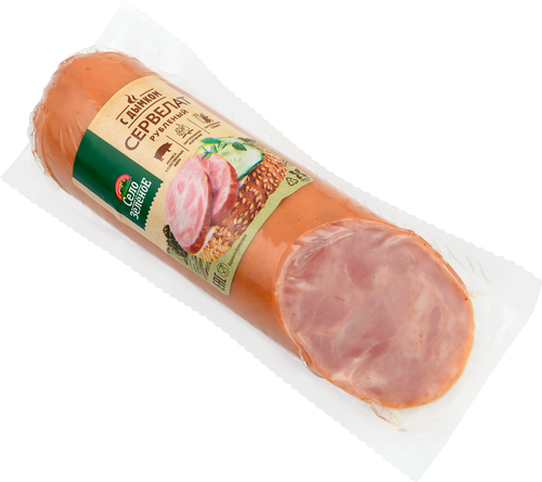 

Сервелат варёно-копчёный Село Зелёное Рубленый с дымком 300 г