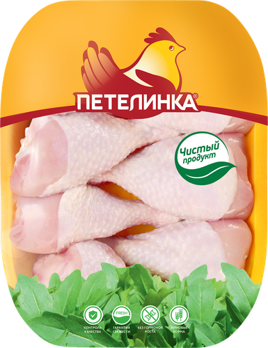 

Голень цыпленка-бройлера Петелинка с кожей охлажденная вес