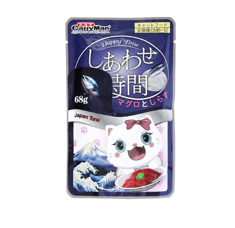 

Влажный корм для кошек CattyMan Момент счастья Японский тунец бонито, 68 г