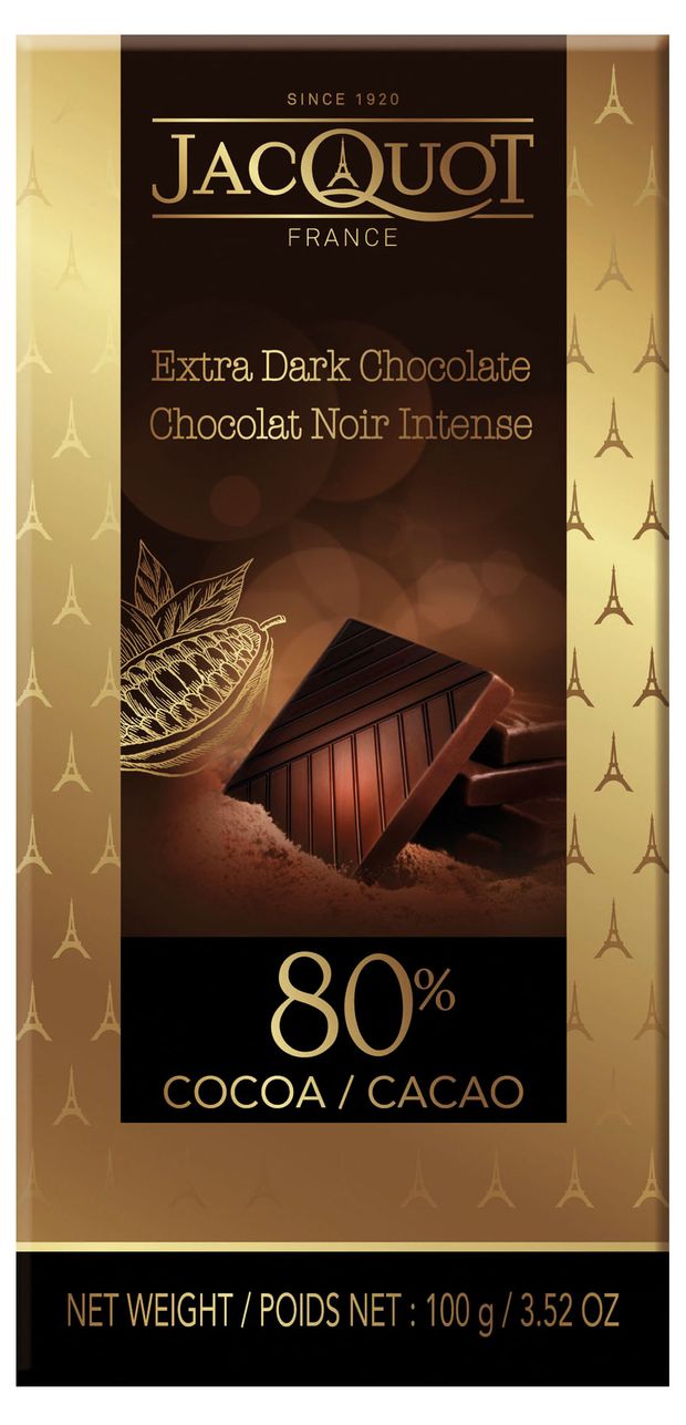 

Шоколад Jacquot Горький 80% 100 г