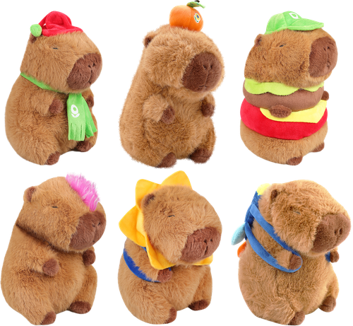 

Игрушка мягкая Капибара арт. 2222221 в ассортименте, 23см