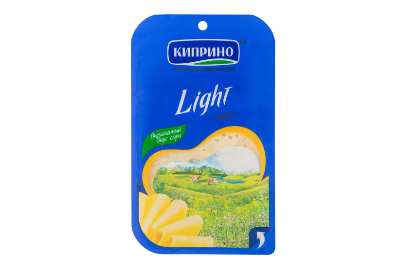 

Сыр Light Киприно 15%, нарезка 125 г