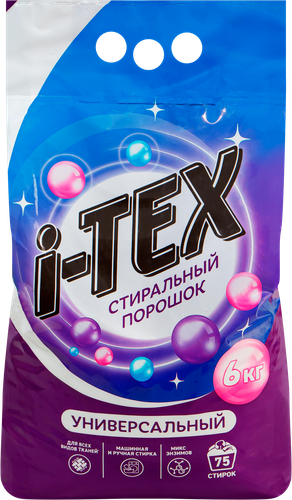 

Стиральный порошок i-Tex универсальный, 6 кг
