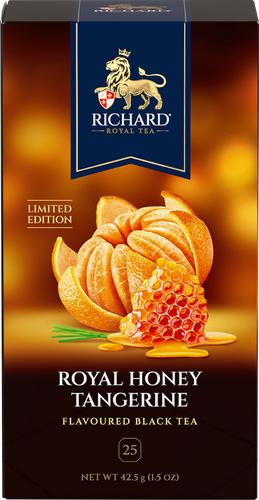 

Чай черный Richard Royal Honey Tangerine 25 пакетиков 42.5 г