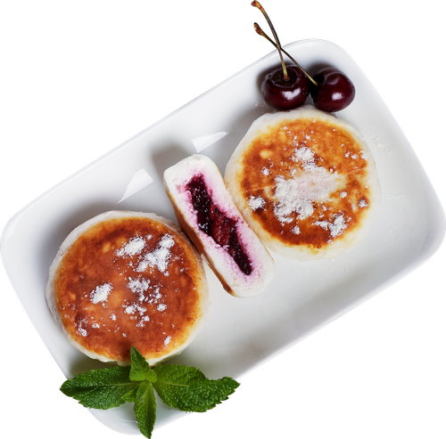 

Сырники Лента Fresh с вишневой начинкой вес