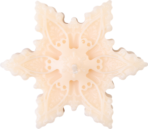 

Свеча HOMECLUB Снежинка, 7,9х7,9х2,6см