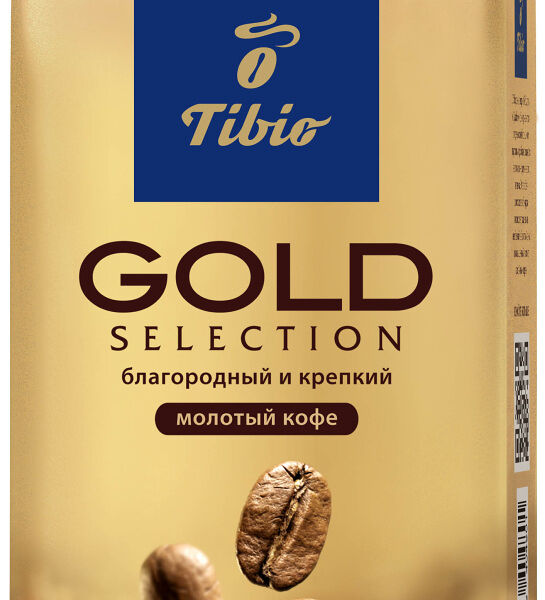 Кофе молотый Tibio Голд Селекшн натуральный жареный м/уп 250 г