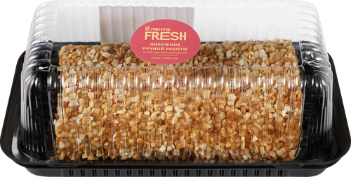 

Пирожное ЛЕНТА FRESH Рулет с вареной сгущенкой 380г