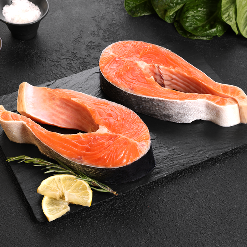 

Кижуч Лента Fresh Premium стейк из замороженного сырья Чили весовой