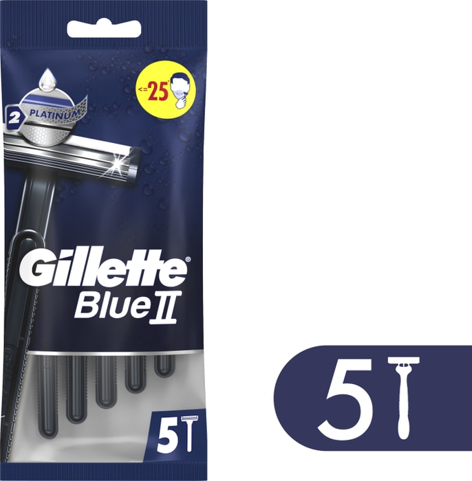 

Станки одноразовые Gillette Blue II 5 шт