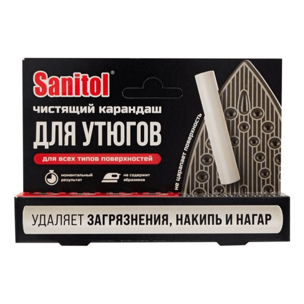 Карандаш для чистки поверхности утюга Sanitol 25 г