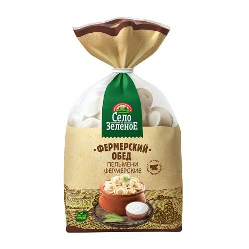 Пельмени Село Зелёное Фермерские 700 г