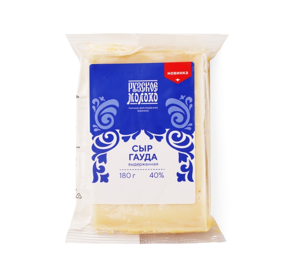 

Сыр Рузское молоко Гауда 40% выдержанная 180 г