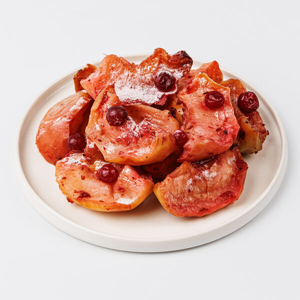 Яблоко запеченное с клюквой