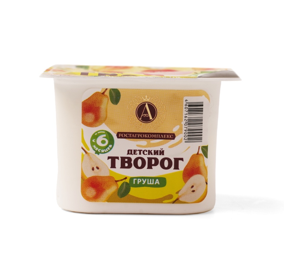 

Творог детский А.Ростагрокомплекс Мамина радость Груша 3.8% 100 г