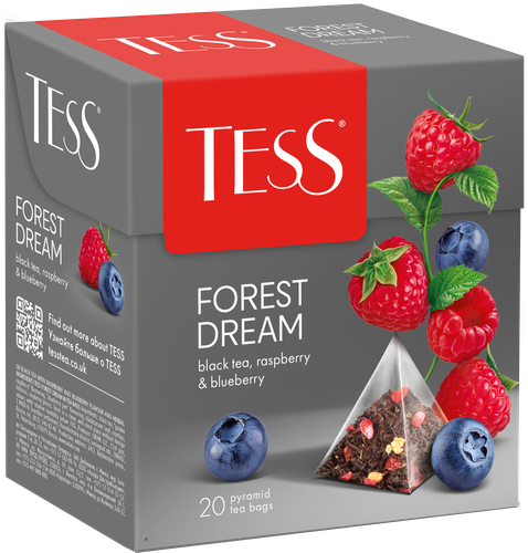 

Чай чёрный Tess Forest Dream в пирамидках 20 шт. 36 г