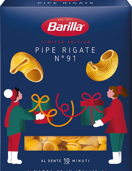 Макаронные изделия Barilla Pipe Rigate №91 450 г