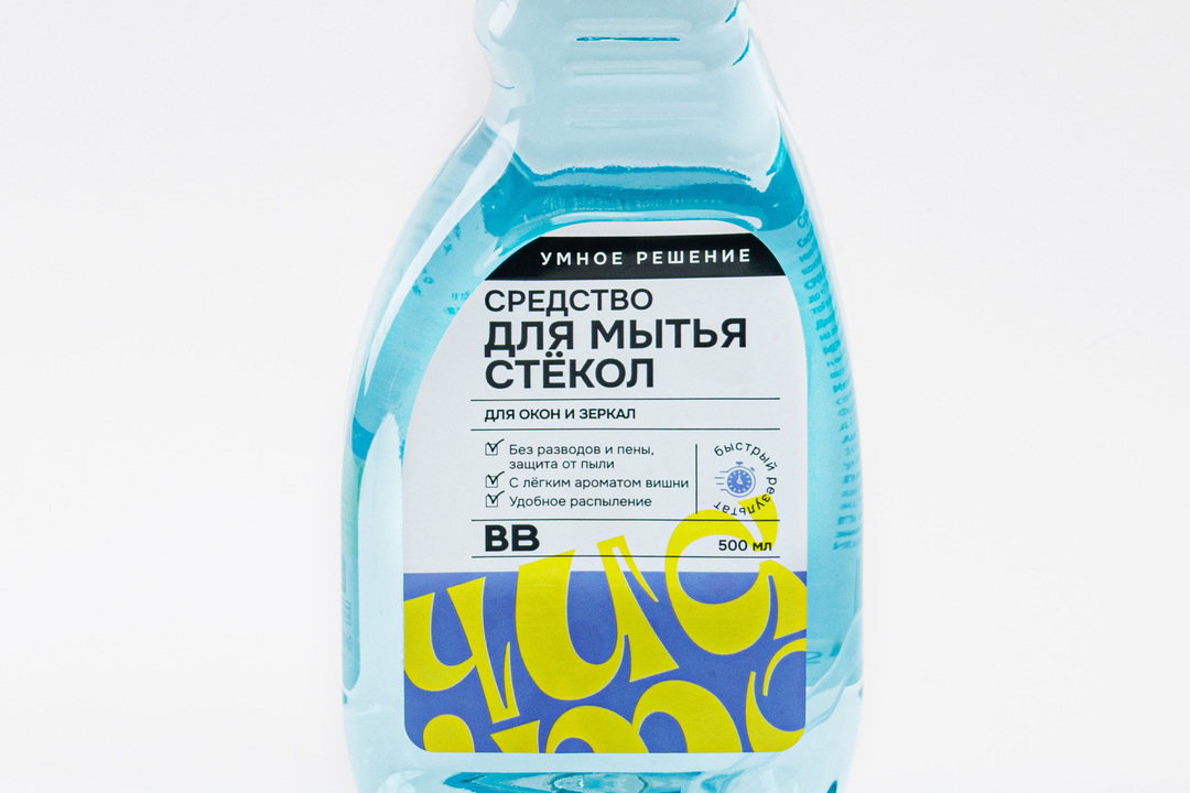 

Средство для мытья стекол 500 мл