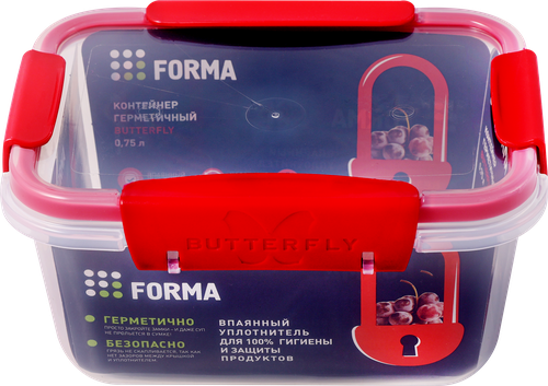 

Контейнер Полимербыт Butterfly bright 0.75 л в ассортименте