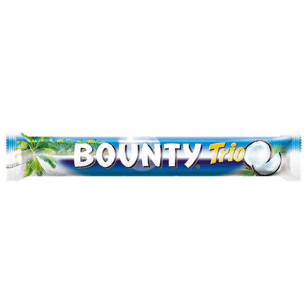 Шоколадный батончик Bounty Trio с нежной мякотью кокоса 82.5 г