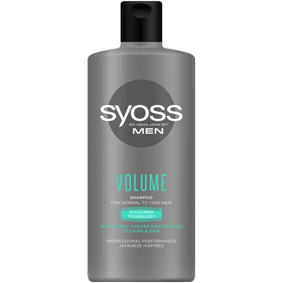 

Шампунь для тонких, лишенных объема волос мужской SYOSS Volume Men, 500мл