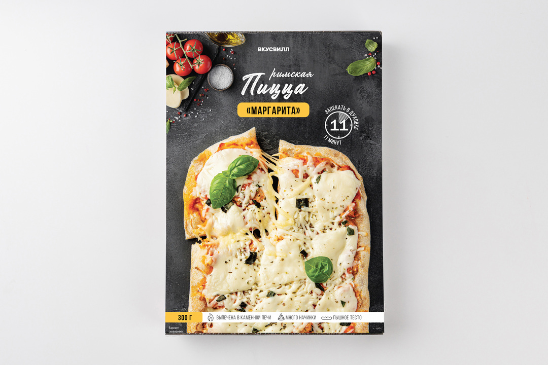 

Пицца римская Вкусвилл Маргарита Айс