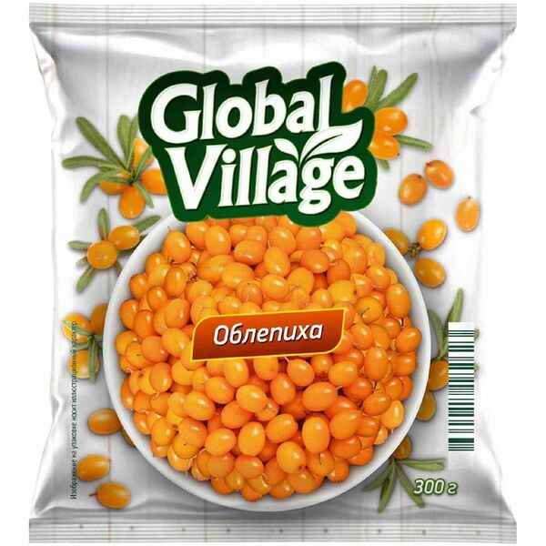 Облепиха Global Village быстрозамороженная 300 г
