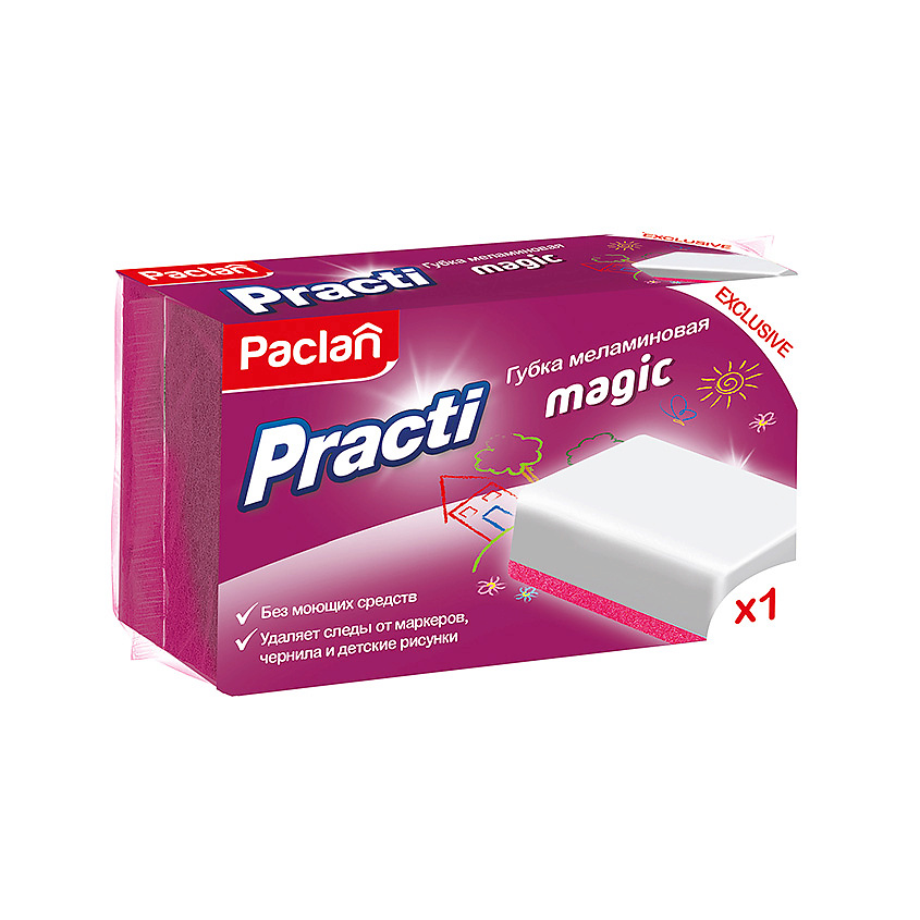 

Губка Paclan Practi меламиновая