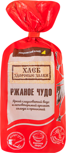 

Хлеб Покровский Хлеб Ржаное Чудо нарезка 300 г