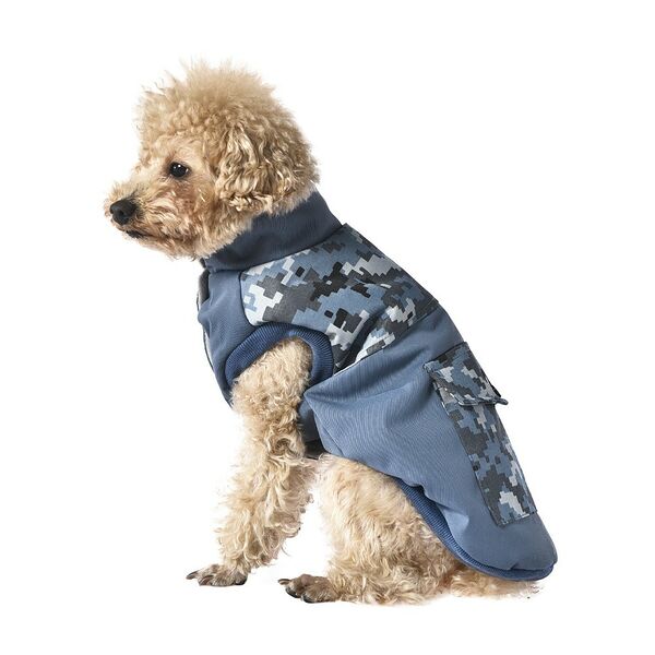 Куртка для собак FOXIE Winter forest L (длина спины 40см, обхват груди 57-63см) разноцветная