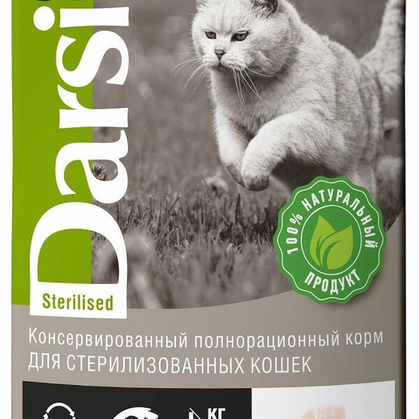Корм для стерилизованных кошек кусочки в соусе Darsi курица 85 г