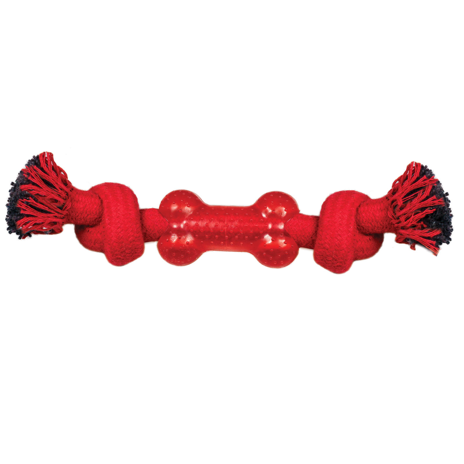 

Игрушка для собак Triol Веревка-канат 2 узла и кость 24 см 1 шт цвет в ассортименте