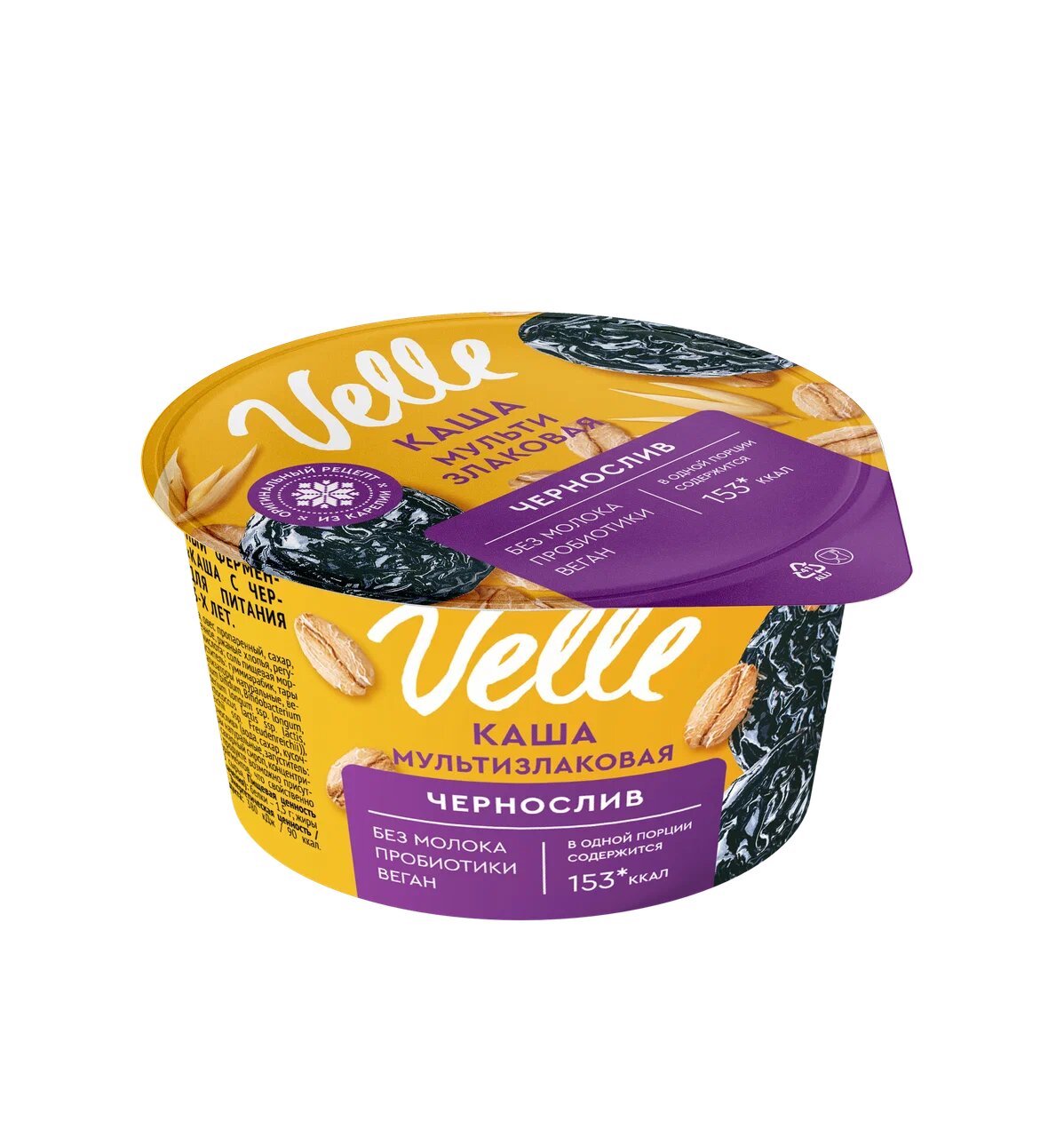 

Продукт овсяный Velle Каша с черносливом ферментированный 170 г
