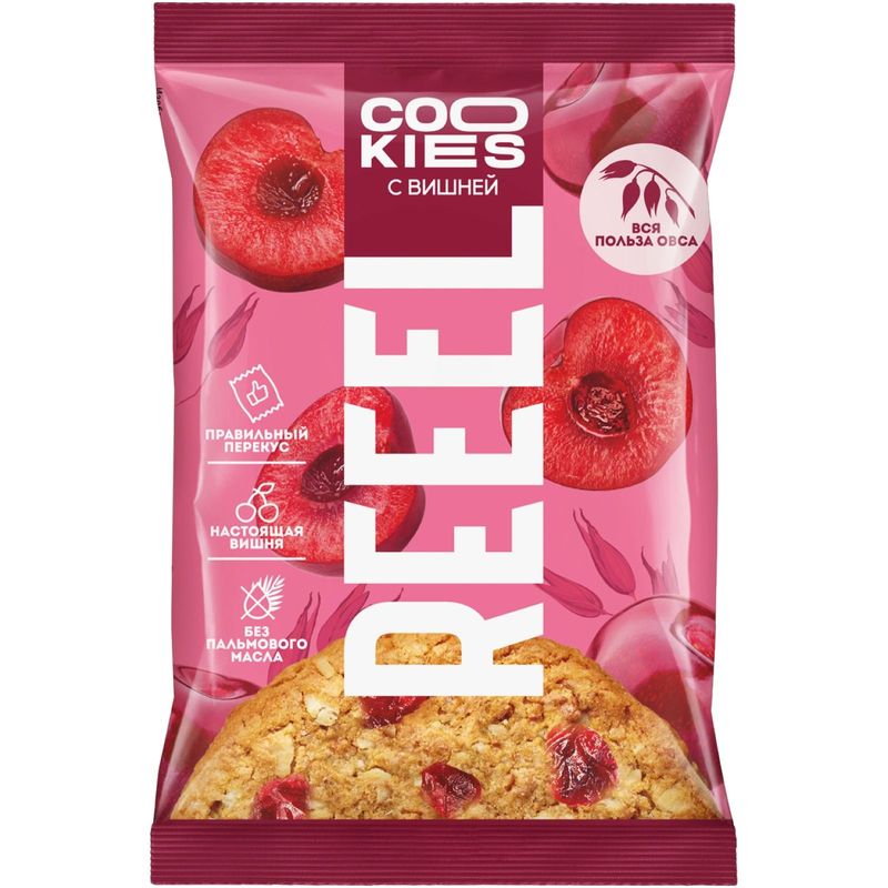 

Печенье овсяное Reeel Вишня 40 г
