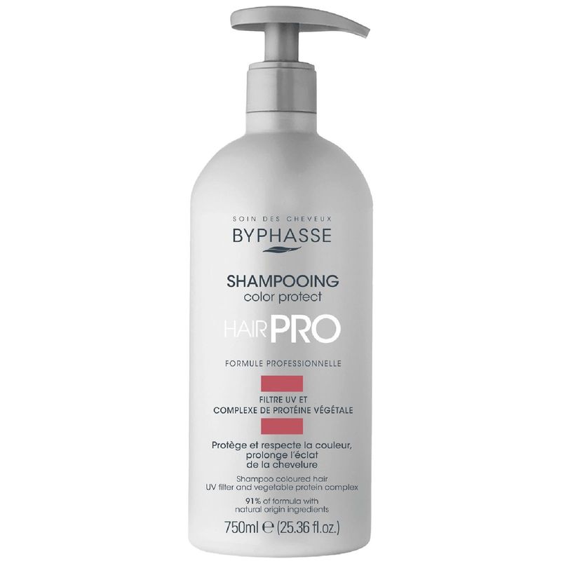 

Шампунь Byphasse Hair Pro Color Protect для окрашенных волос 750 мл