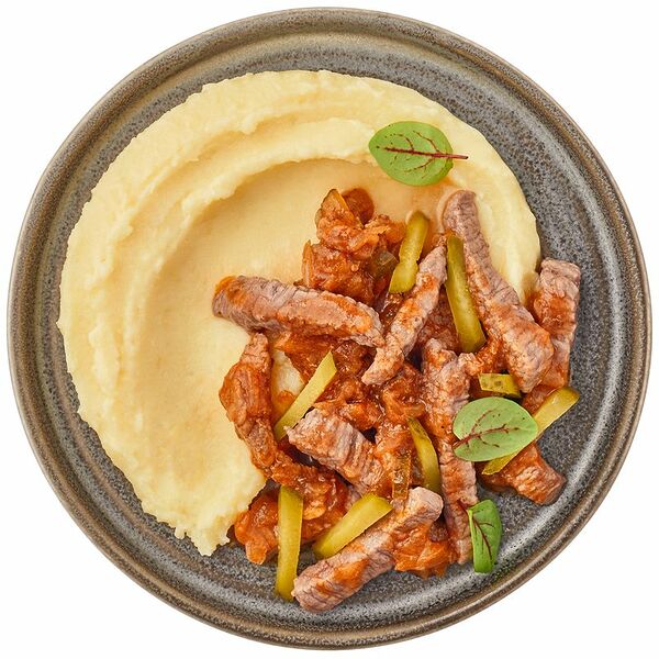 Азу из говядины с картофельным пюре Перекрёсток Select Восточная кухня 300 г