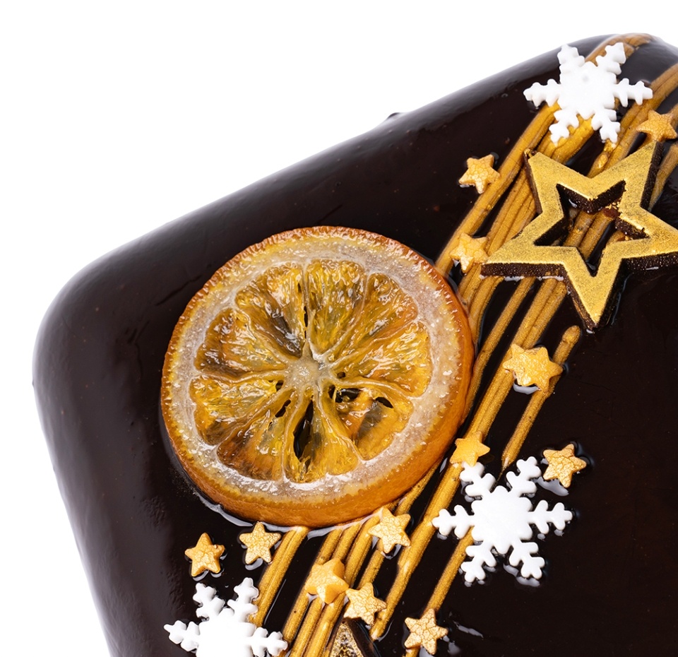 

Торт Азбука вкуса Новогодний шоколадно-апельсиновый 900 г