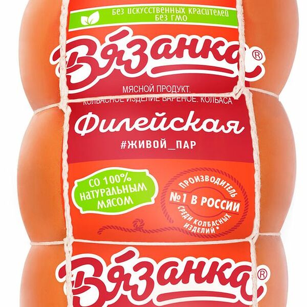 Колбаса Вязанка Филейская вареная, 450г