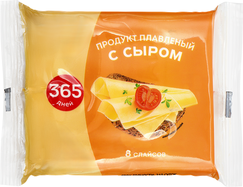 Продукт плавленый 365 дней с сыром 50% 130 г