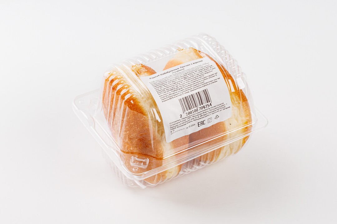 

Пончики ВкусВилл с начинкой из вареной сгущенки 2 шт, 140 г