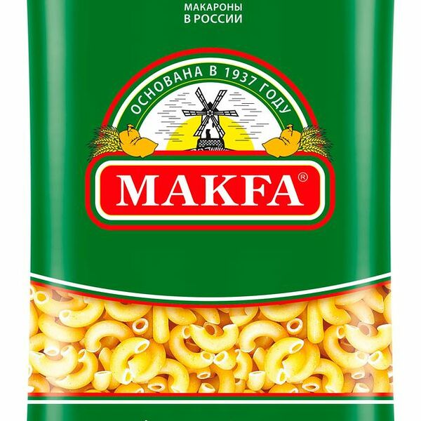 Макароны Makfa рожки гладкие, 450 г
