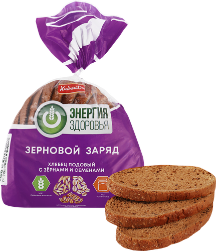 

Хлебец Хлебный дом подовый с зернами и семенами в нарезке 300 г