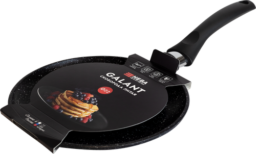 

Сковорода блинная Нева Металл Посуда Galant 22см, антипригарное покрытие, литой алюминий GA6222