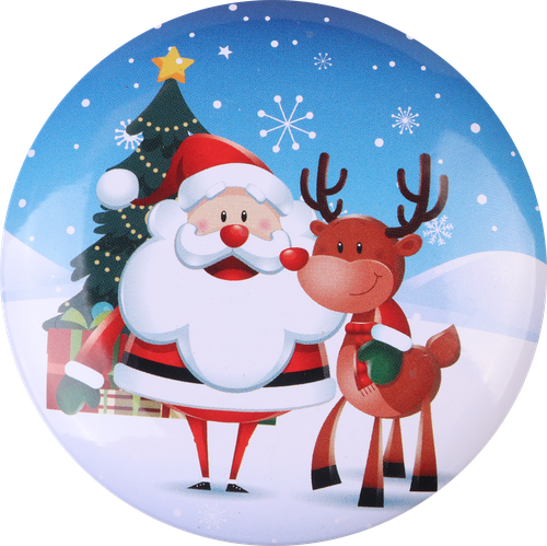 

Свеча HOMECLUB Новогодняя, 7х7х4,5 см, в металлической банке