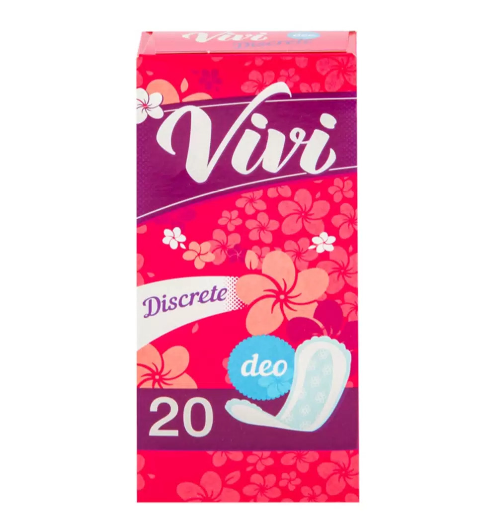 

Прокладки ежедневные Vivi Discrete Form Deo, 20 шт