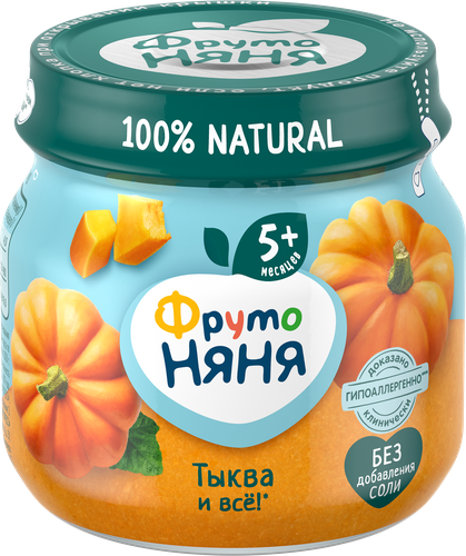 

Пюре ФрутоНяня тыква с 5 месяцев 80 г