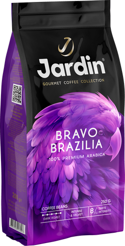 

Кофе в зернах Jardin Bravo Brazilia 250 г